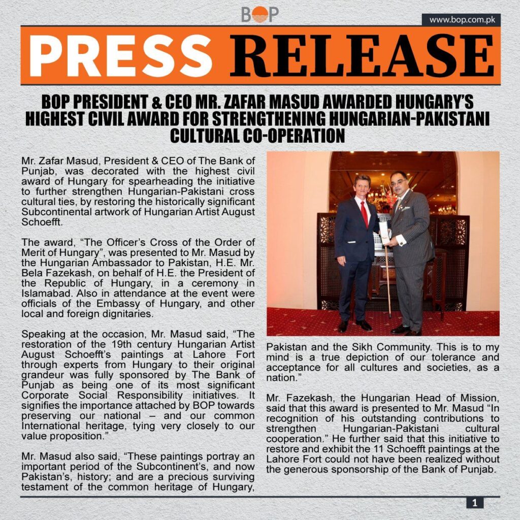 BoP Press Release English