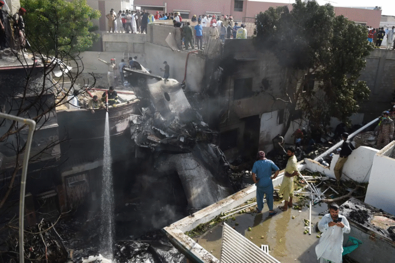 PIA Plane Crash Site