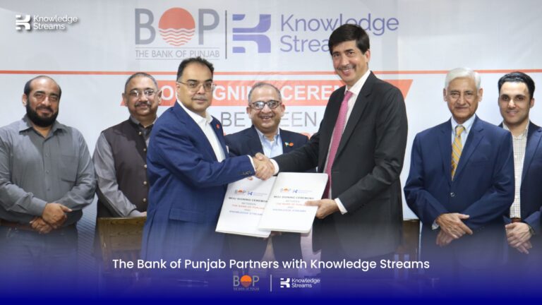 Zafar Masud - Knowledge Streams - MOU Signing