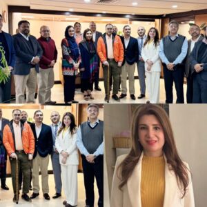 Maleeha Mimi Bangash Nadira Saeed
Memosh Khawaja, GCB.D, CCB.D and Pakistan Institute of Corporate Governance (PICG). Mr. Zafar Masud, Arslan Muhammad Iqbal, Farid Khan, Asif Riaz, Nofel Daud, Nadeem Amir, Khawar Shahid Ansari, Faisal Ejaz Khan, Ahmed Mansoor, Hamza Randhawa, Imran Ashraf, Syed Muhammad Rehan, Umer Iqbal Sheikh and Alia Zafar