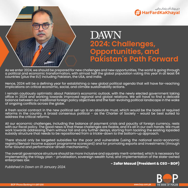 Opportunities and Pakistan's Path Forward