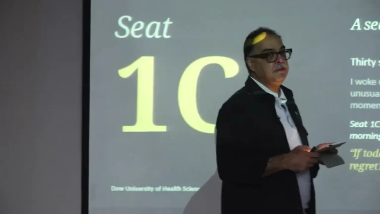 Youth empowerment, Leadership and resilience — Zafar Masud at DOW Univeristy